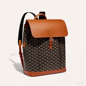 Goyard ALPIN MM BACKPACK 黒 ブラウン | TMSY8242