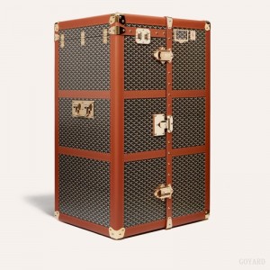 Goyard ARMOIRE TRUNK 黒 ブラウン | MAMK8223