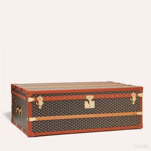 Goyard CABINE TRUNK 黒 ブラウン | WMJD5920