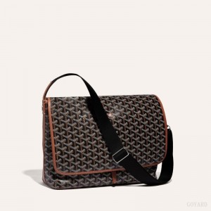 Goyard CAPETIEN MM MESSENGER BAG 黒 ブラウン | JUKO1465