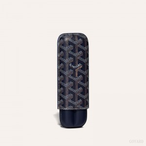 Goyard CHURCHILL 2 CIGAR CASE ネイビー 青 | ABWQ0442