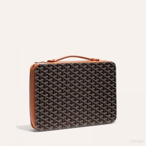 Goyard COMPAGNON UNIVERSEL A4 黒 ブラウン | LFBT2665