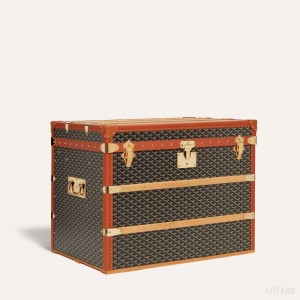 Goyard COURRIER TRUNK 黒 ブラウン | GAJJ0817