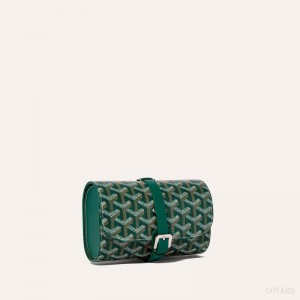 Goyard DOUBLE TRAVEL WATCH CASE 緑 | NRCM5872