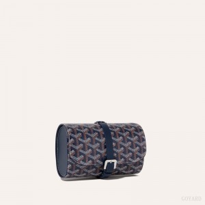 Goyard DOUBLE TRAVEL WATCH CASE ネイビー 青 | TYUR9241