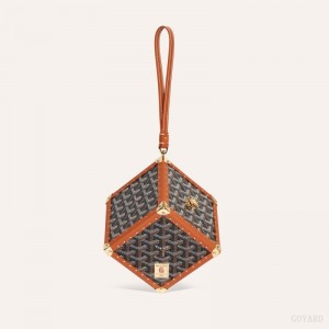 Goyard Dé Trunk Bag 黒 ブラウン | XTTV4364