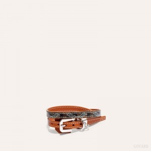 Goyard EDMOND BRACELET 黒 ブラウン | ZSMH2172