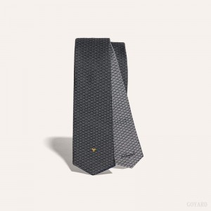 Goyard Eldredge Bicolore tie グレー | AHDL3841