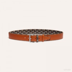 Goyard FLORIDA BELT 黒 ブラウン | QBGU1782