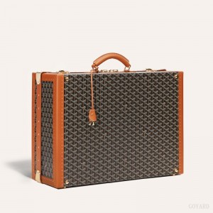 Goyard GRAND HÔTEL 55 CASE 黒 ブラウン | IGSX7168