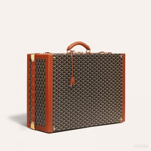 Goyard GRAND HÔTEL 60 CASE 黒 ブラウン | FTCV3441