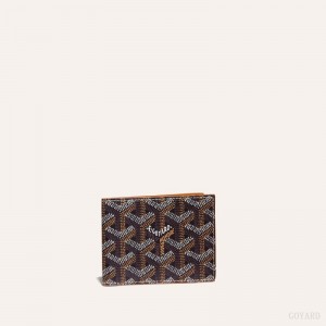 Goyard INSERT VICTOIRE CARD WALLET 黒 ブラウン | ZDCR3016