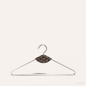 Goyard LIVRÉE PAIR OF HANGERS 黒 ブラウン | OZHV1774