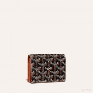 Goyard MALESHERBES CARD WALLET 黒 ブラウン | HRFU2361