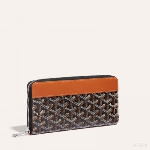 Goyard MATIGNON GM WALLET 黒 ブラウン | OPPP1325