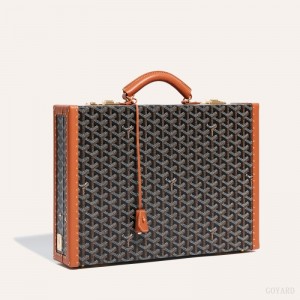 Goyard Manoir PM Document Case 黒 ブラウン | DSAX2376