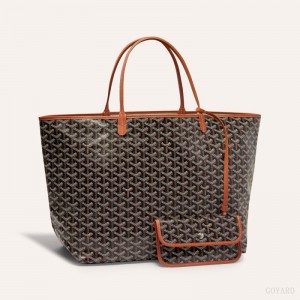 Goyard SAINT LOUIS GM BAG 黒 ブラウン | WERC5007