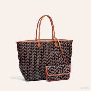 Goyard SAINT LOUIS PM BAG 黒 ブラウン | VGIR3491