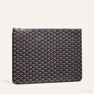 Goyard SENAT GM DOCUMENT CASE ネイビー 青 | EEXE3417