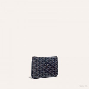 Goyard SÉNAT MINI WALLET ネイビー 青 | XQIZ9174