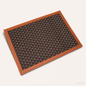 Goyard SOUS-MAIN DESK PAD 黒 ブラウン | ZATK5645