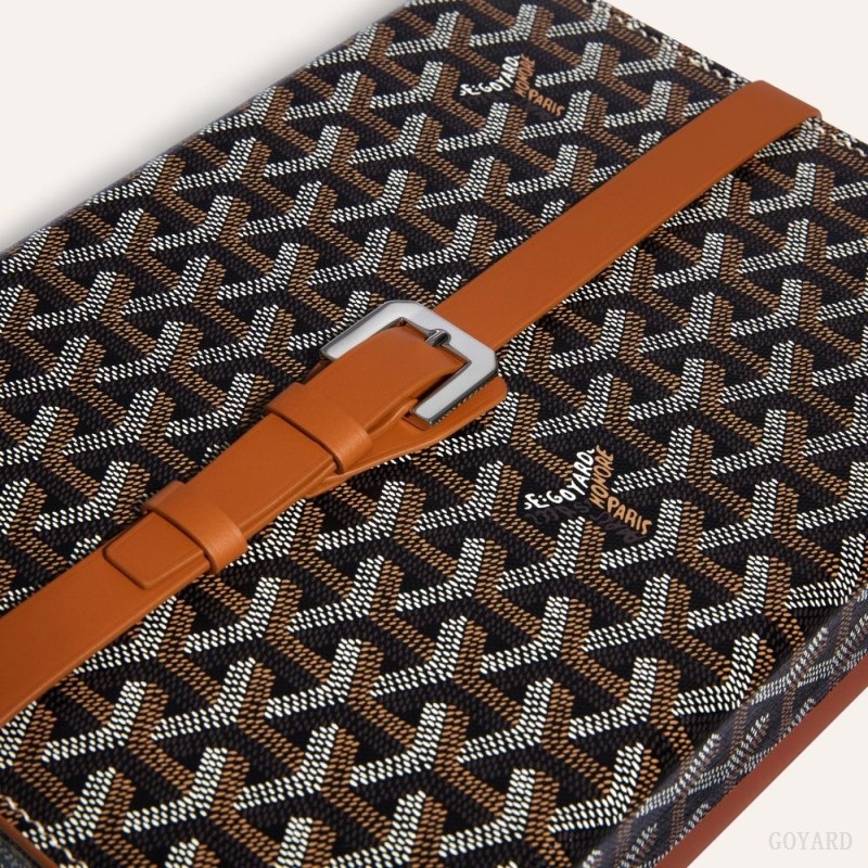 Goyard 8 WATCH CASE 黒 ブラウン | PTMZ1246