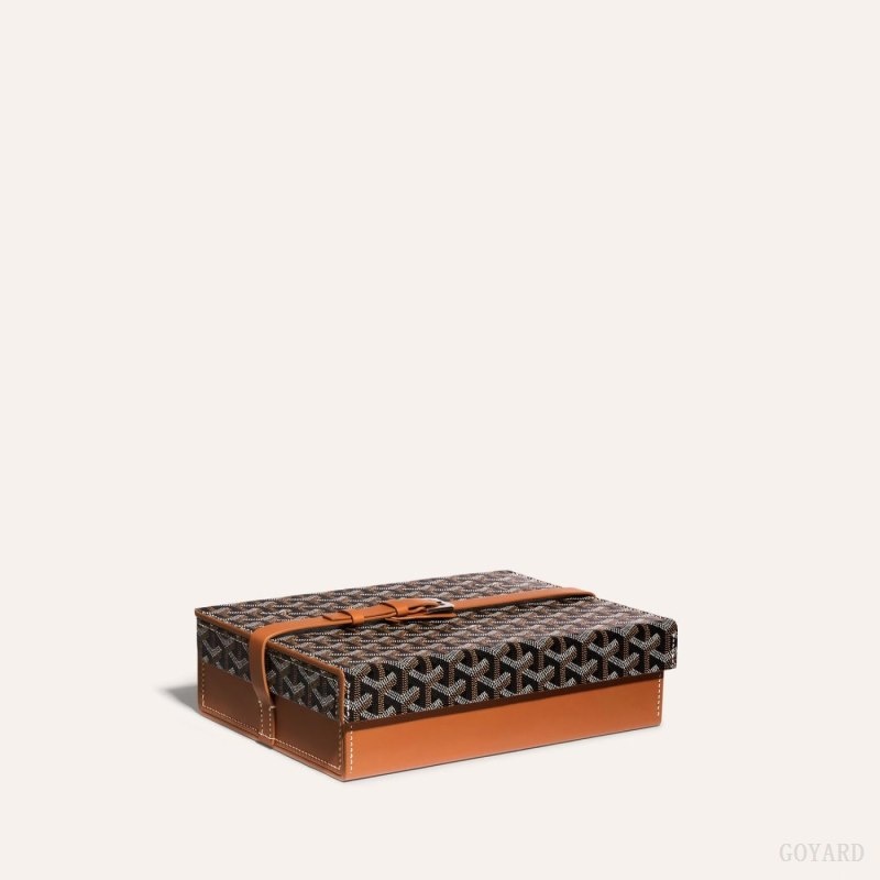 Goyard 8 WATCH CASE 黒 ブラウン | PTMZ1246