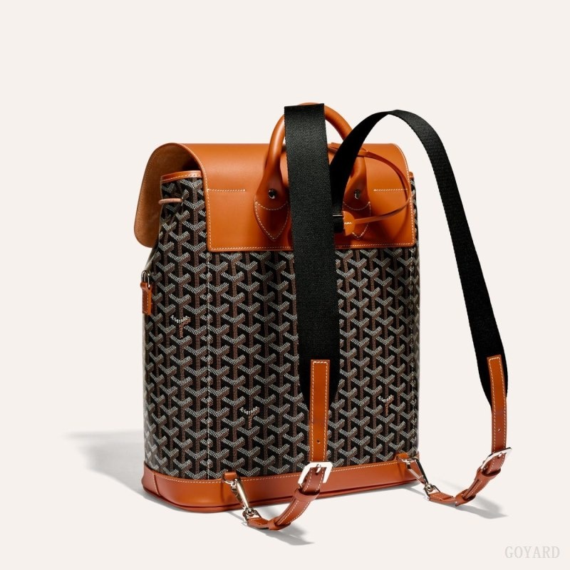 Goyard ALPIN MM BACKPACK 黒 ブラウン | TMSY8242