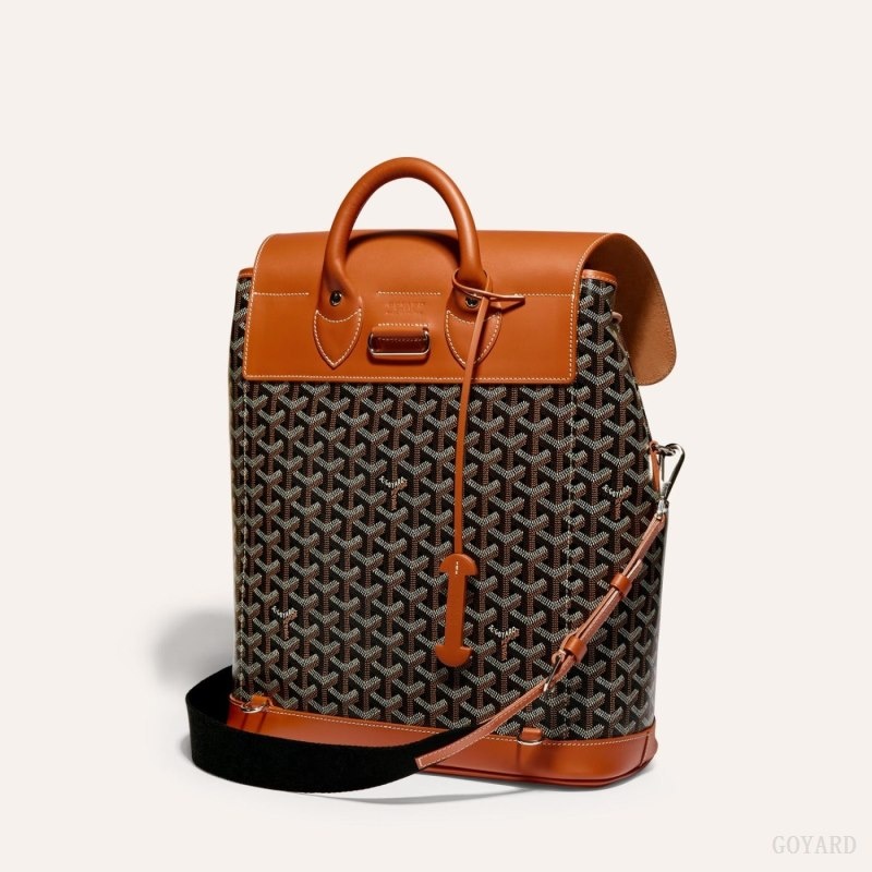 Goyard ALPIN MM BACKPACK 黒 ブラウン | TMSY8242