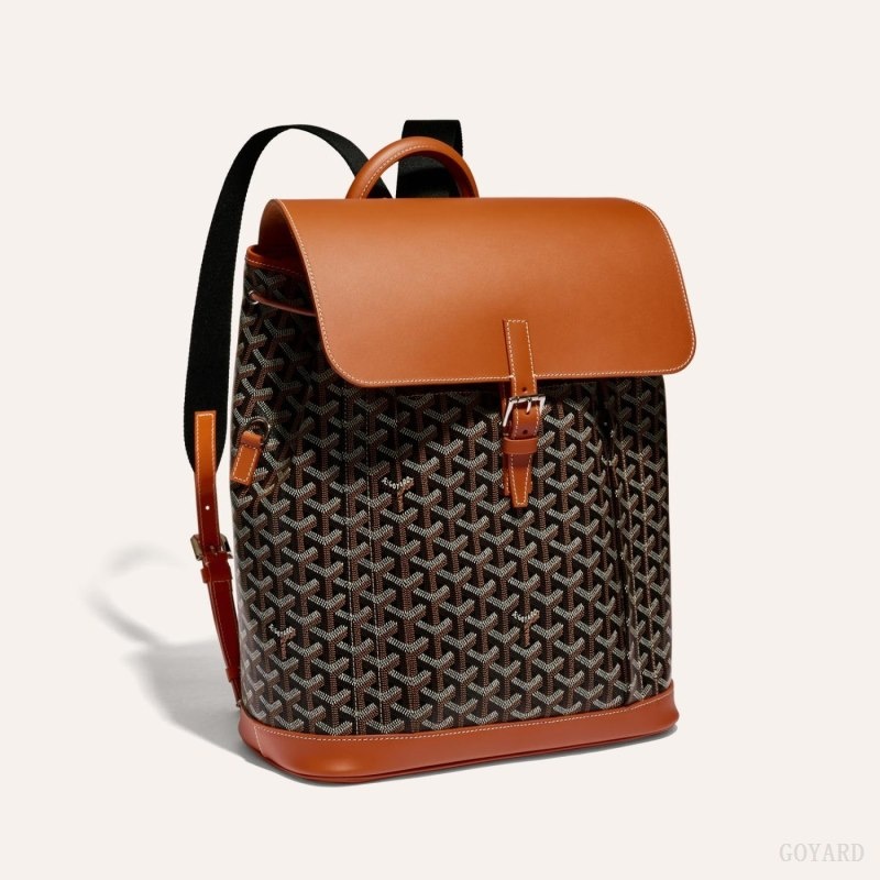 Goyard ALPIN MM BACKPACK 黒 ブラウン | TMSY8242