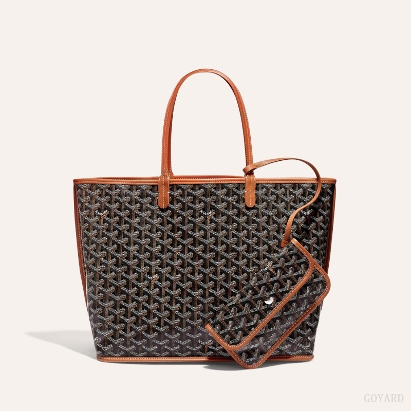 Goyard ANJOU PM BAG 黒 ブラウン | DAYH2496