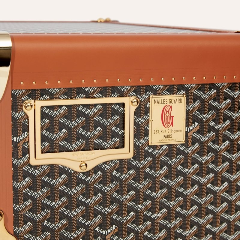 Goyard ARMOIRE TRUNK 黒 ブラウン | MAMK8223