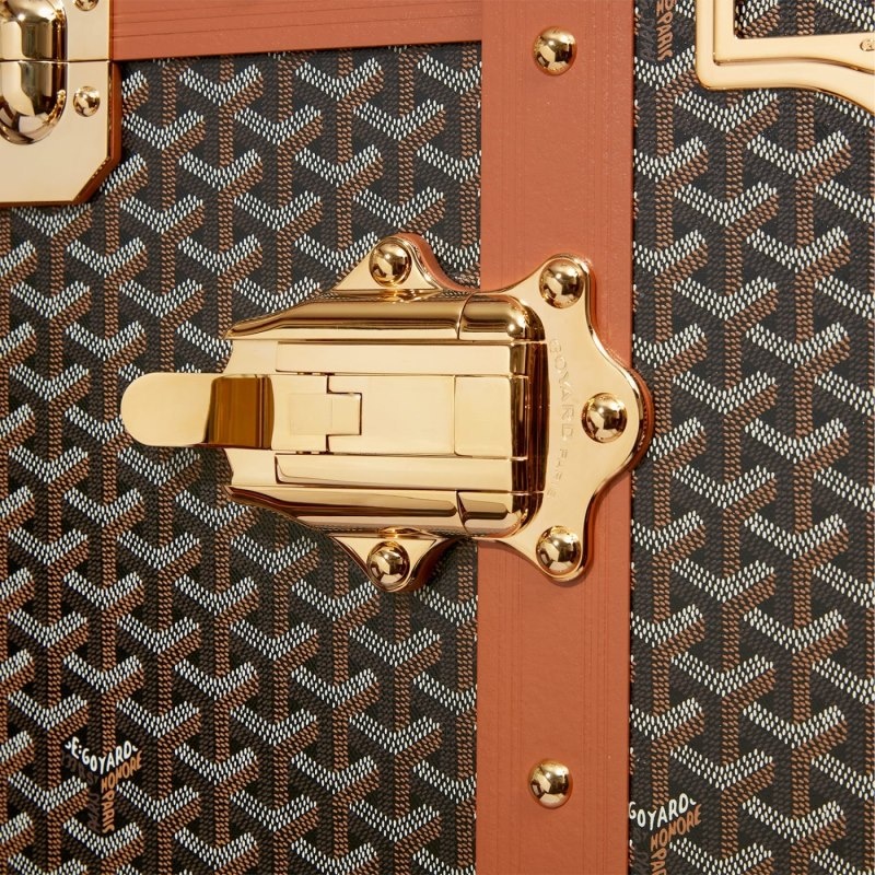 Goyard ARMOIRE TRUNK 黒 ブラウン | MAMK8223