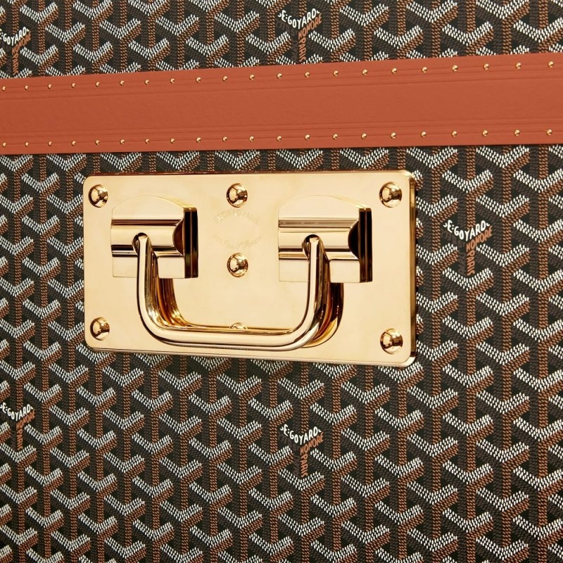 Goyard ARMOIRE TRUNK 黒 ブラウン | MAMK8223