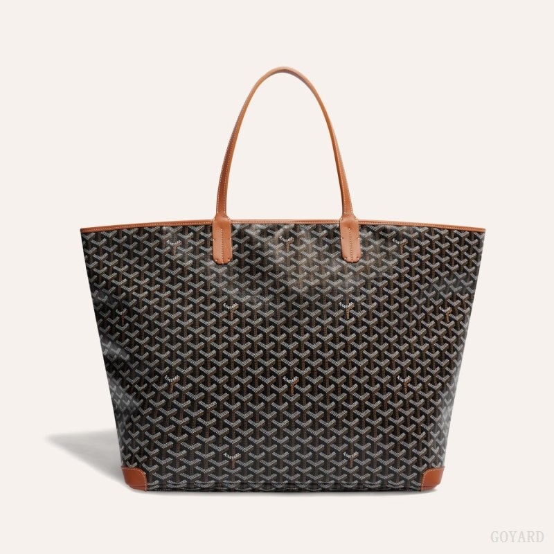 Goyard ARTOIS GM BAG 黒 ブラウン | JLVF3197