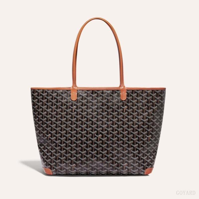 Goyard ARTOIS MM BAG 黒 ブラウン | SZTU8858