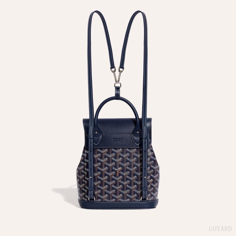 Goyard Alpin Mini Backpack ネイビー 青 | XEHP6739