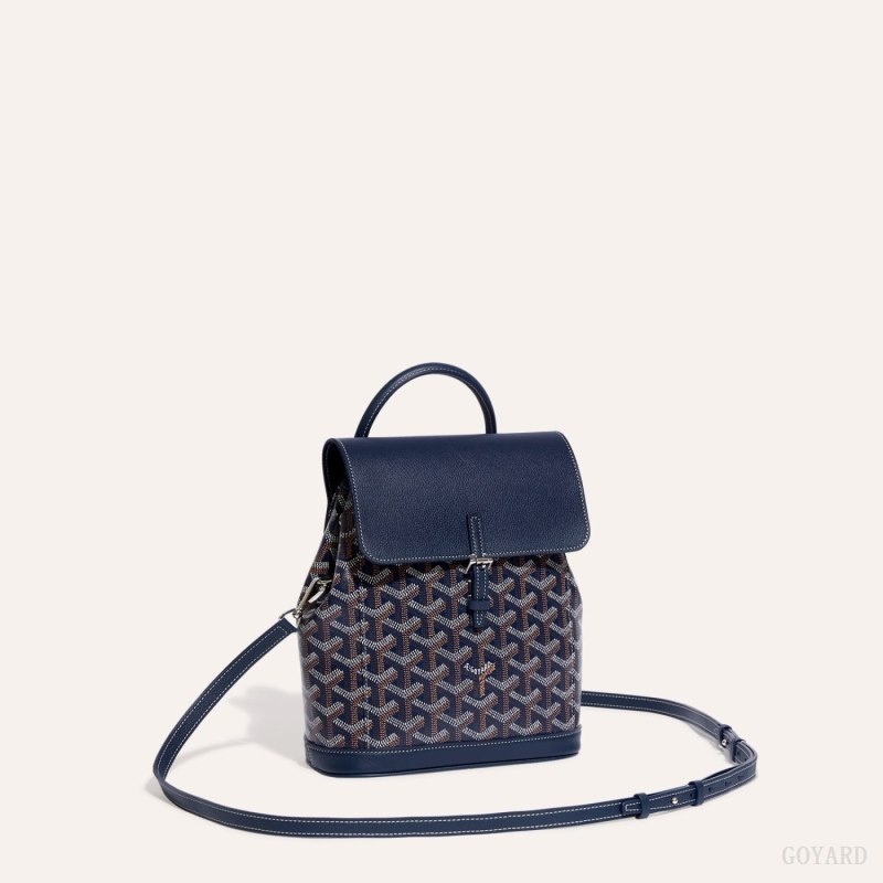 Goyard Alpin Mini Backpack ネイビー 青 | XEHP6739