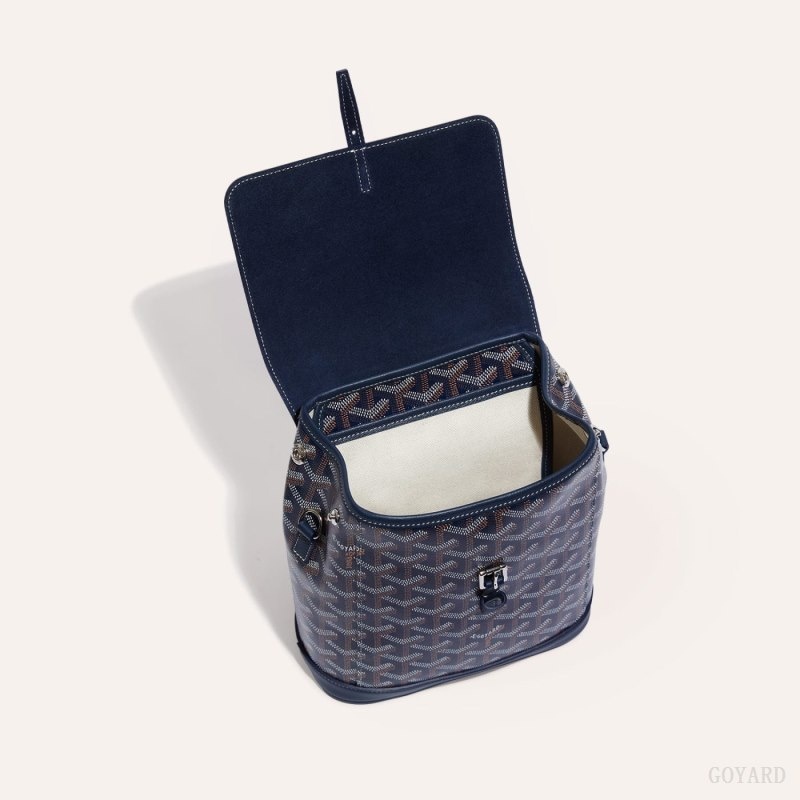 Goyard Alpin Mini Backpack ネイビー 青 | XEHP6739