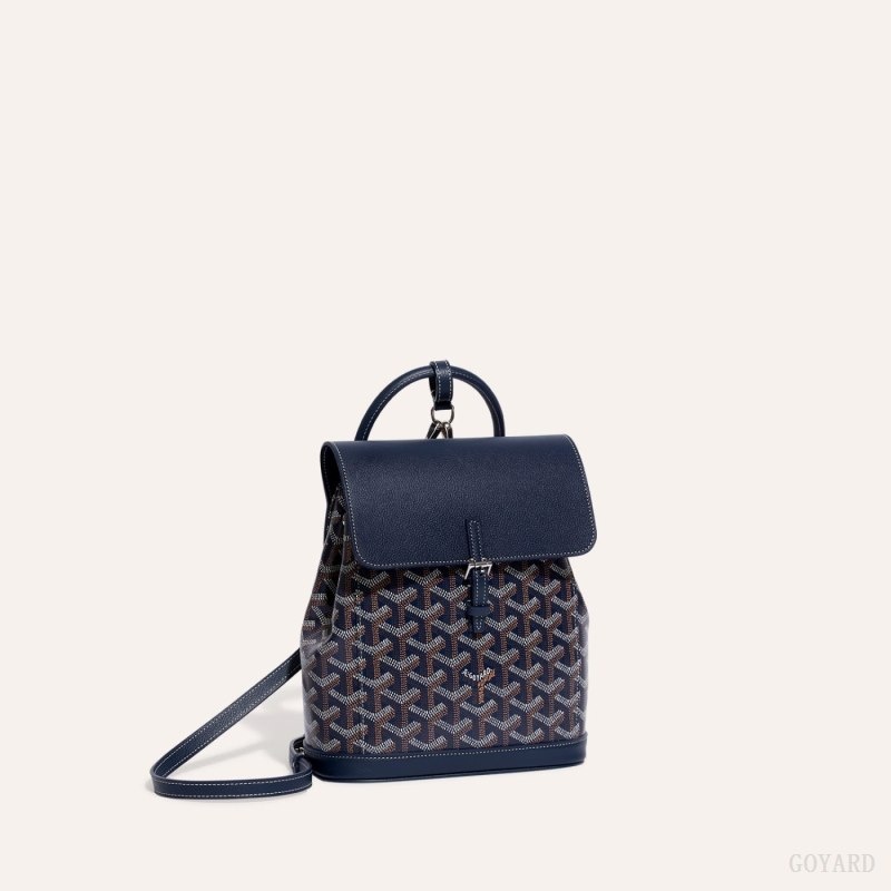 Goyard Alpin Mini Backpack ネイビー 青 | XEHP6739