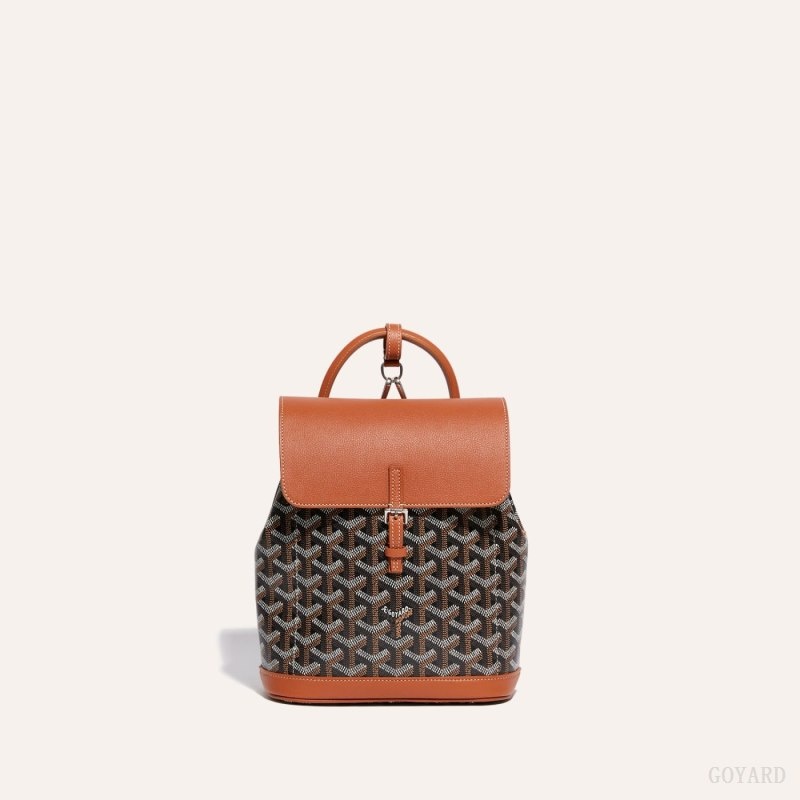 Goyard Alpin Mini Backpack 黒 ブラウン | YKHO7326