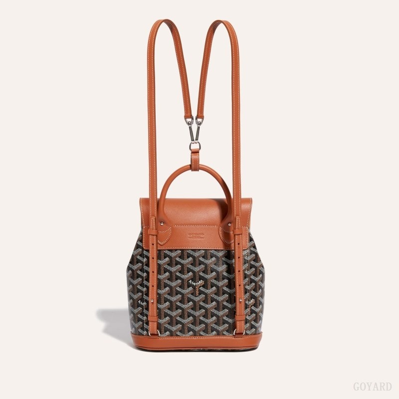 Goyard Alpin Mini Backpack 黒 ブラウン | YKHO7326