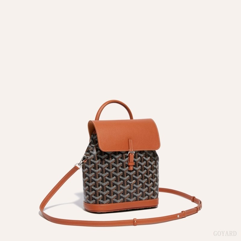 Goyard Alpin Mini Backpack 黒 ブラウン | YKHO7326