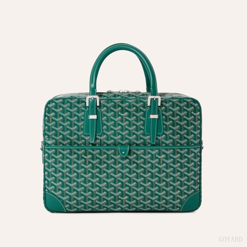 Goyard Ambassade MM Document Case 緑 | ZUHI3729