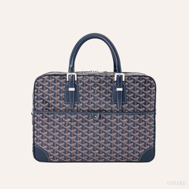 Goyard Ambassade MM Document Case ネイビー 青 | WCOA0753