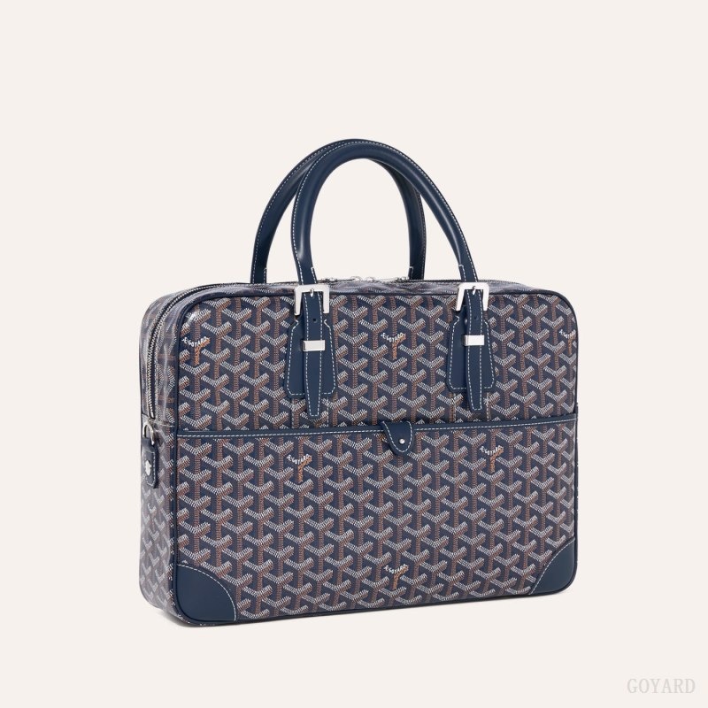 Goyard Ambassade MM Document Case ネイビー 青 | WCOA0753