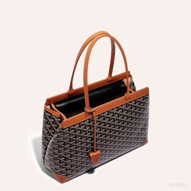 Goyard BELLECHASSE BIAUDE PM BAG 黒 ブラウン | IIWI3829