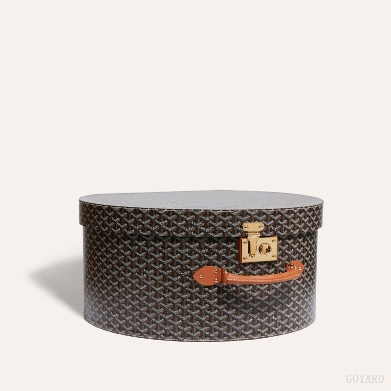 Goyard BOITE CHAPEAU 黒 ブラウン | OAQA1943