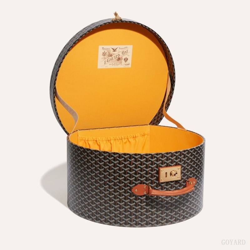 Goyard BOITE CHAPEAU 黒 ブラウン | OAQA1943