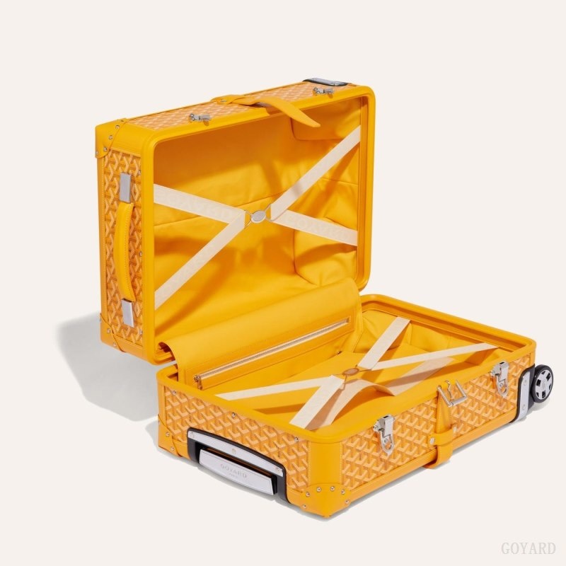 Goyard BOURGET PM TROLLEY CASE 黄色 | WJVO6431